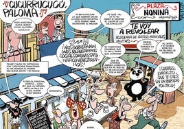 La plaza Noniná: la 'actualidad' malagueña, vista por Idígoras y Pachi
