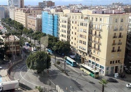 Imagen de archivo de la avenida Manuel Agustín Heredia.