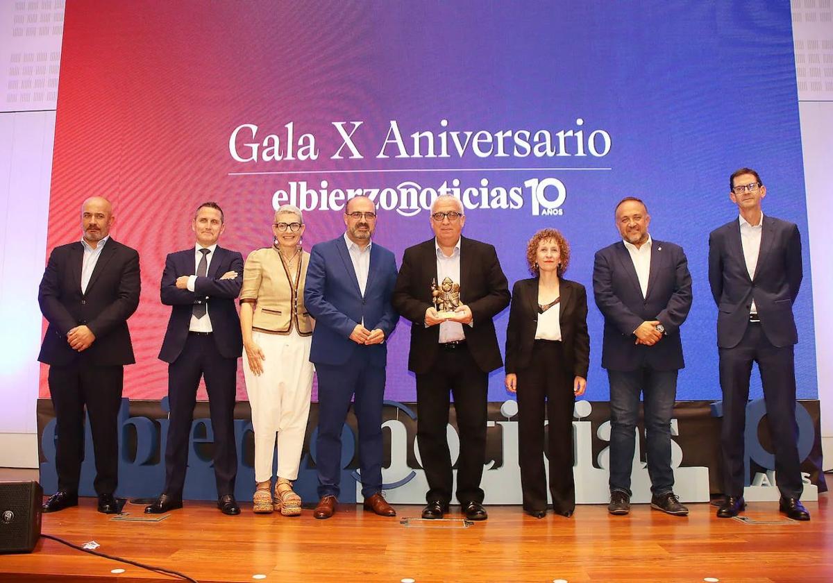 Imagen de la gala del X aniversario de Elbierzonoticias