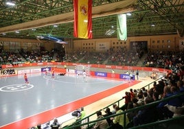 Gradas del Pedro Delgado durante el partido de España y Suiza.