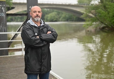 Javier Marqués, 'el buzo' del Pisuerga: «El fondo del río nunca es igual»