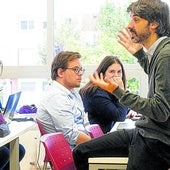 Estudiantes en un aula de la Universidad de La Rioja.