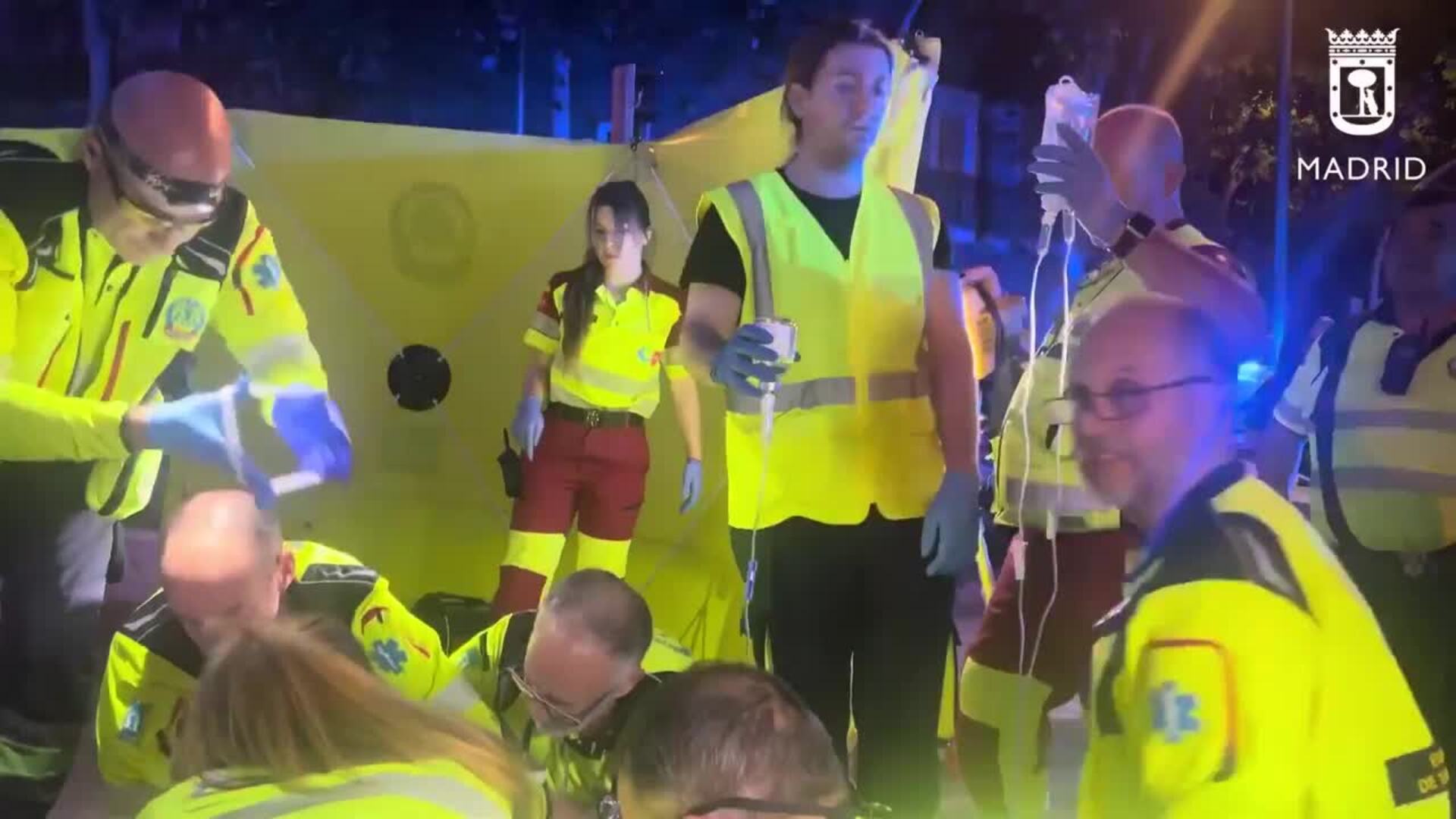 Un joven de 21 años herido de gravedad por arma de fuego en Madrid