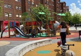 Imagen de un parque de San Andrés del Rabanedo.