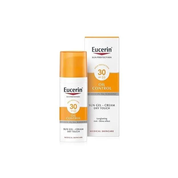Eucerin Sun Protection Oil Control Toque seco SPF30+.