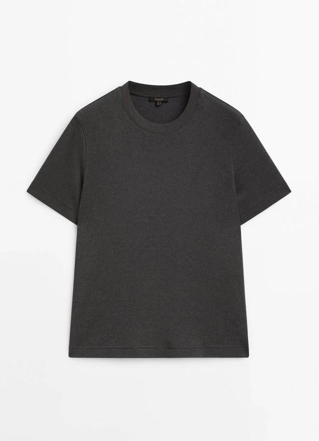 Imagen - Camiseta manga corta 100% algodón de Massimo Dutti (25,95€)