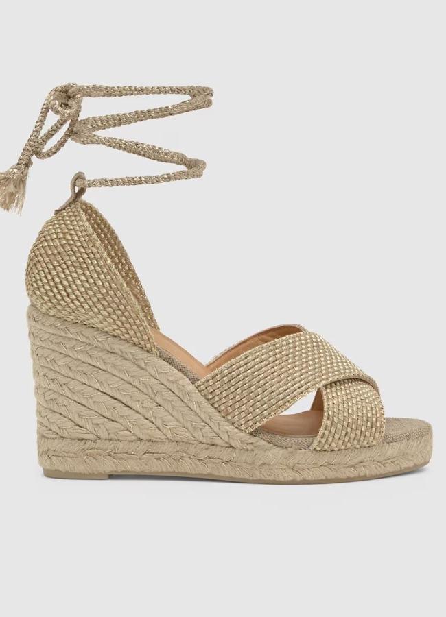 Imagen - Sandalias alpargatas con tiras cruzadas