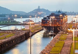 Imagen del Canal de Panamá.