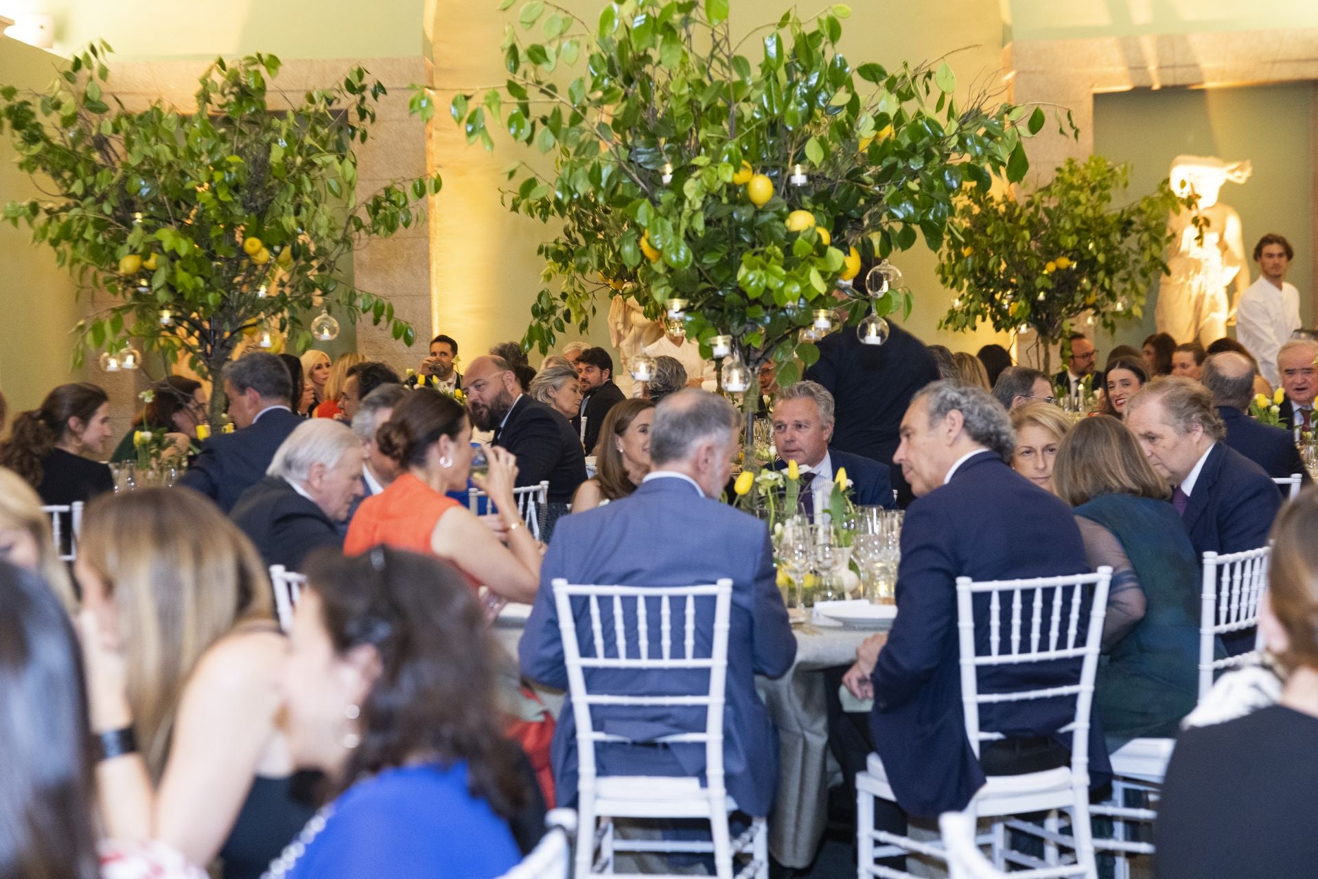 Sala central de la Real Academia de Bellas Artes de San Fernando, donde se celebró la gala