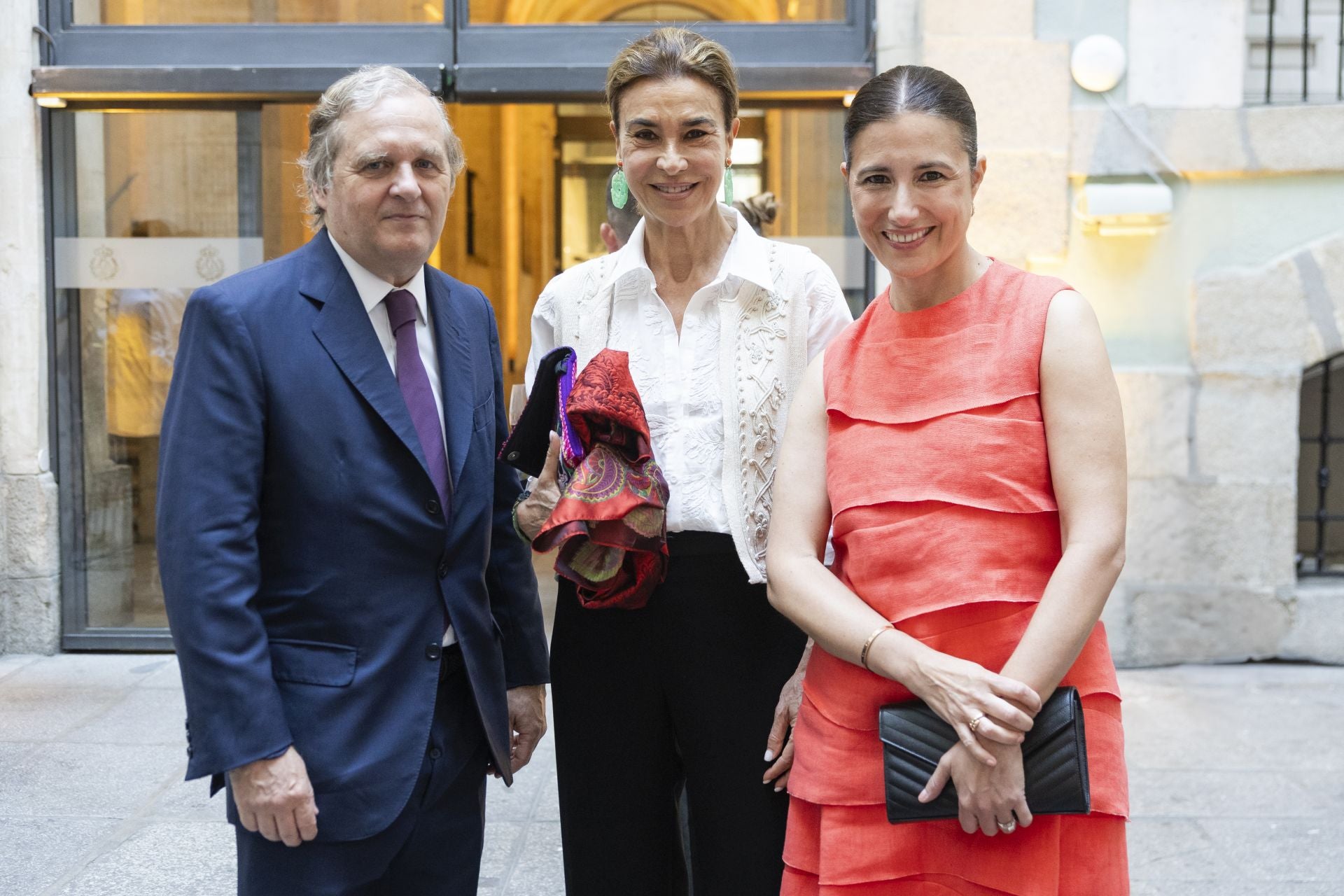 Ignacio Ybarra, Carmen Posadas y Samary Fernández Feito