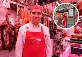 Carlos, quinta generación de la carnicería Pedro Rivas.